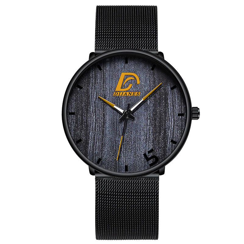 Creative Leisure Mesh Belt Men's Quartz Watch