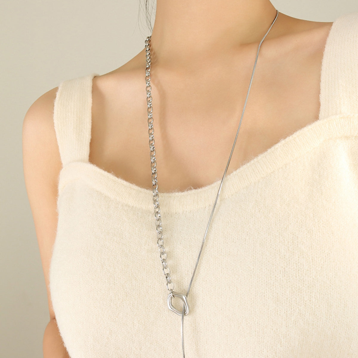 Titanium Steel Chain Necklace - Babbazon New Products