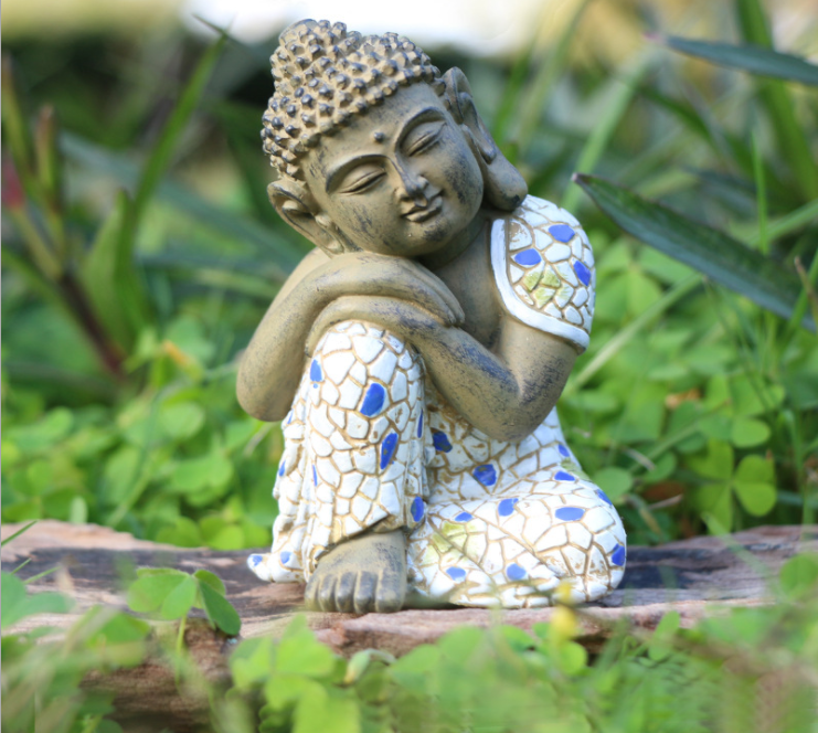 Fashionable Sleeping Buddha Decoration Garden Statue Crafts