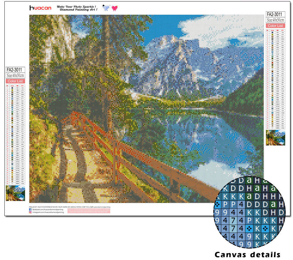 Home Simple Landscape Diamond Painting Cross Stitch