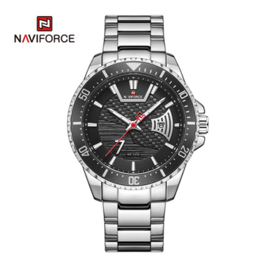 NAVIFORCE Casual quartz watch men's belt waterproof watch