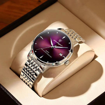 New Waterproof Luminous Men's Thin Quartz Watch