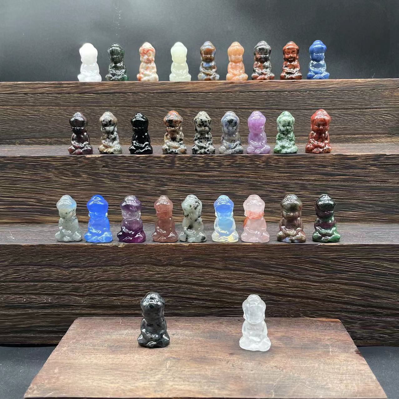 3cm Natural Stone Semi-precious Stone Buddha Statue