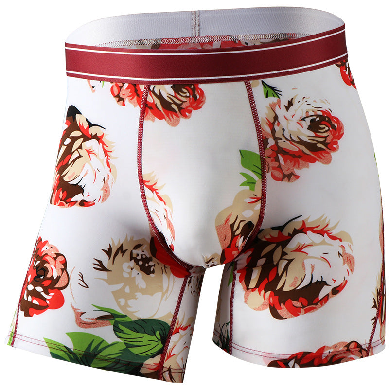 Men's Boxer Shorts Ice Silk Boxer Shorts 