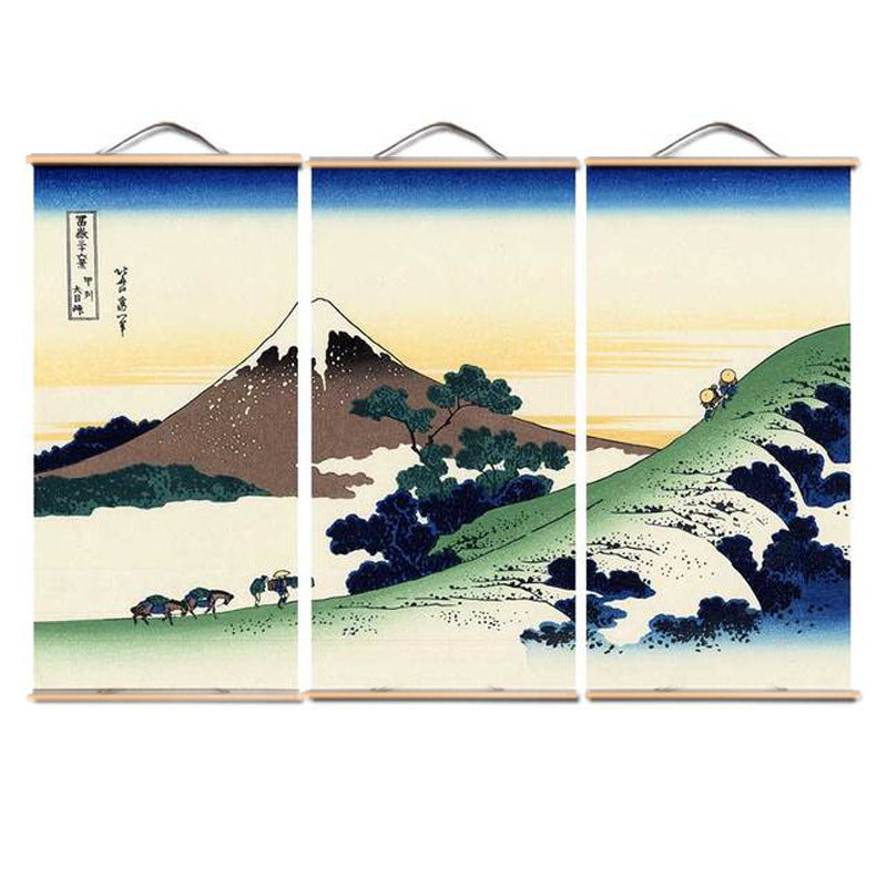 Scroll Painting Simple HAILANG Snow Mountain Finished Paintings