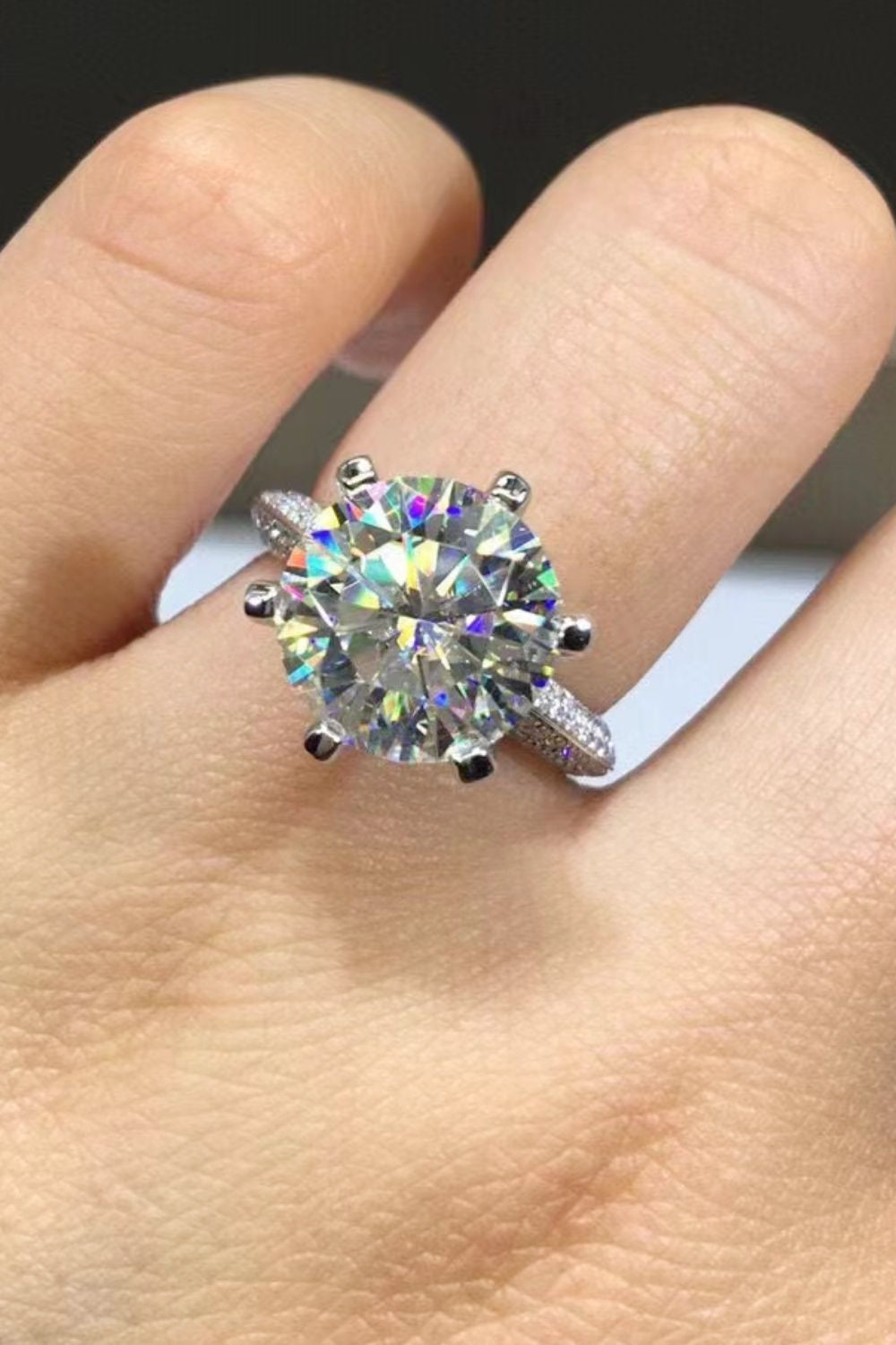 5 Carat  Moissanite 6-Prong Ring 