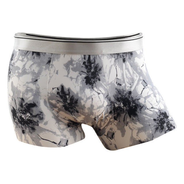 Underpants Man Ice Silk Men Underwear Boxer Shorts Seamless 