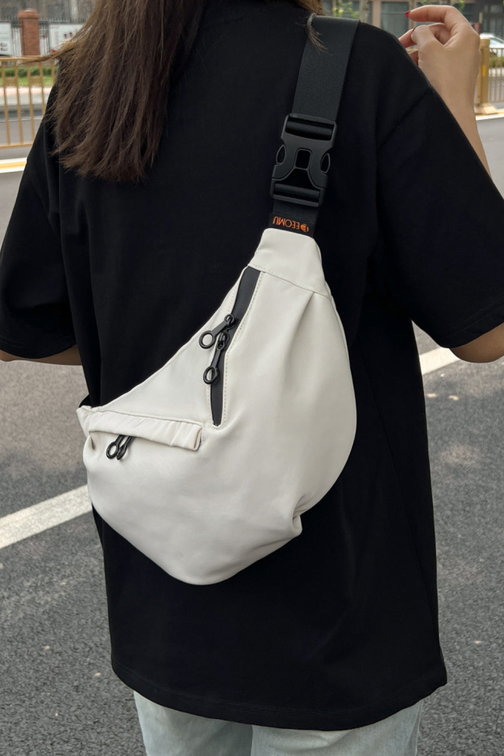 Large Nylon Sling Bag 