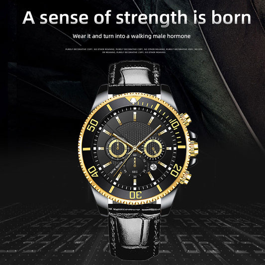 Waterproof Watch Men's Luminous Calendar