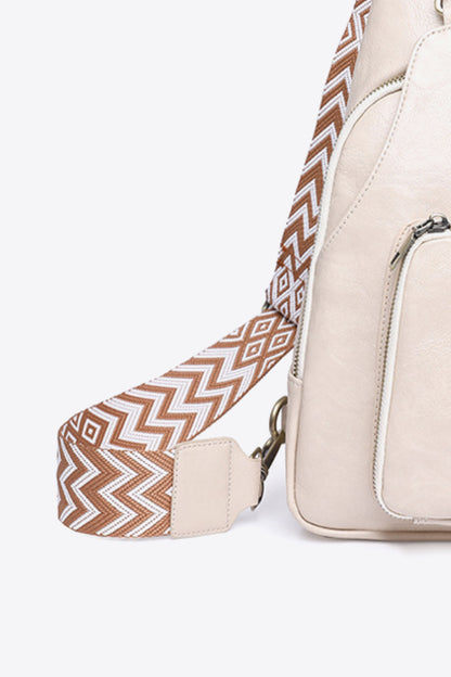 Adored Take A Trip PU Leather Sling Bag 