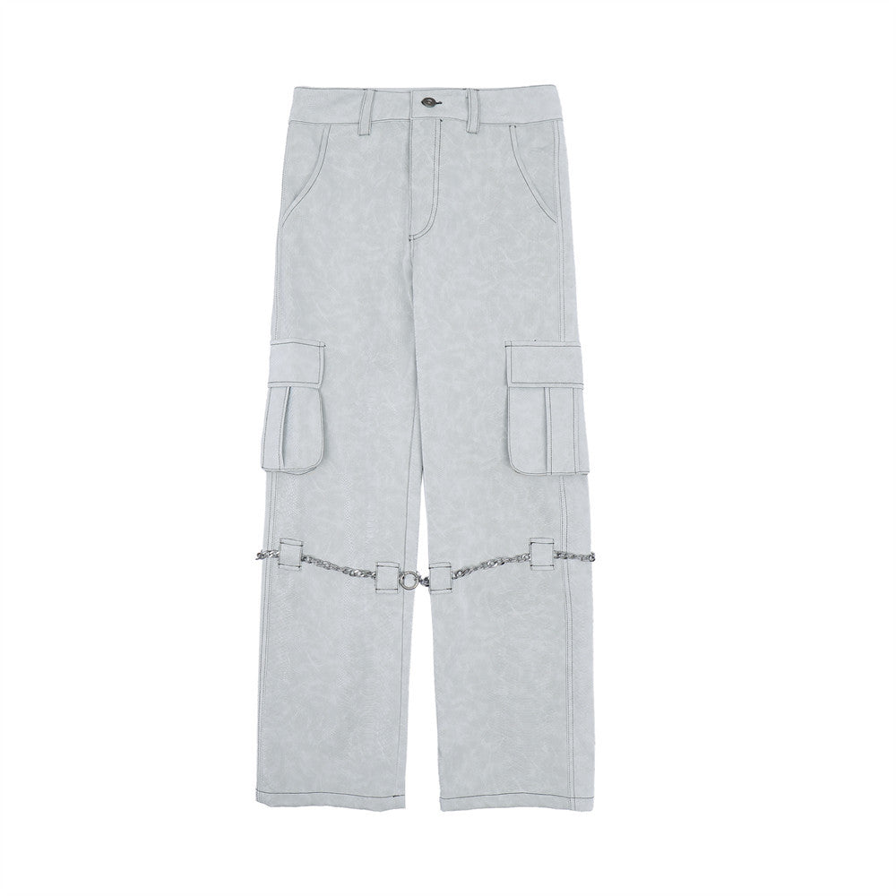 High Street Fashion Brand Loose Straight Trousers