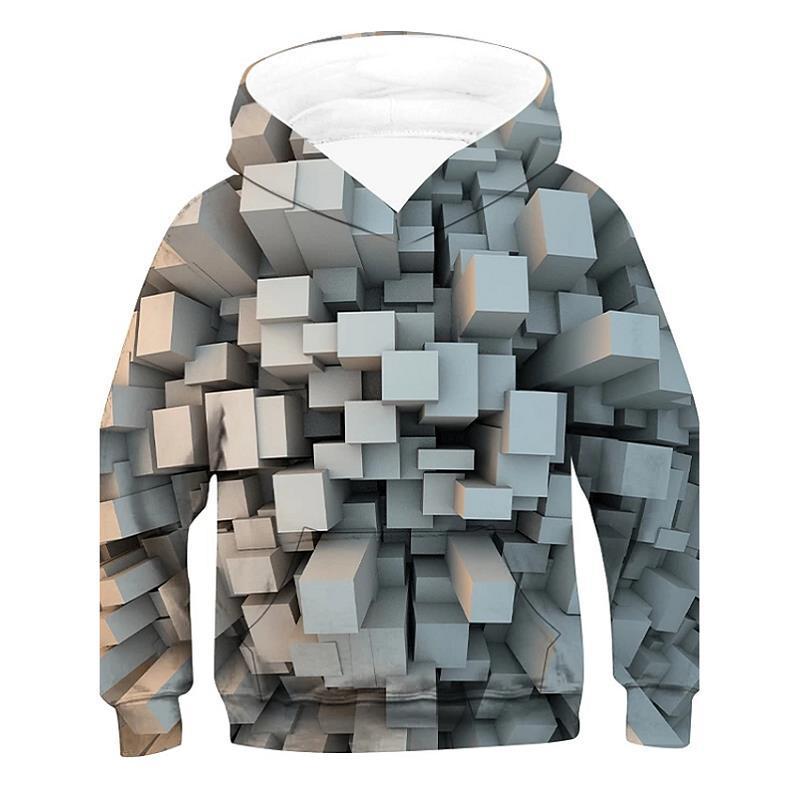 3d Vision Digital Printing Children's Hoodie