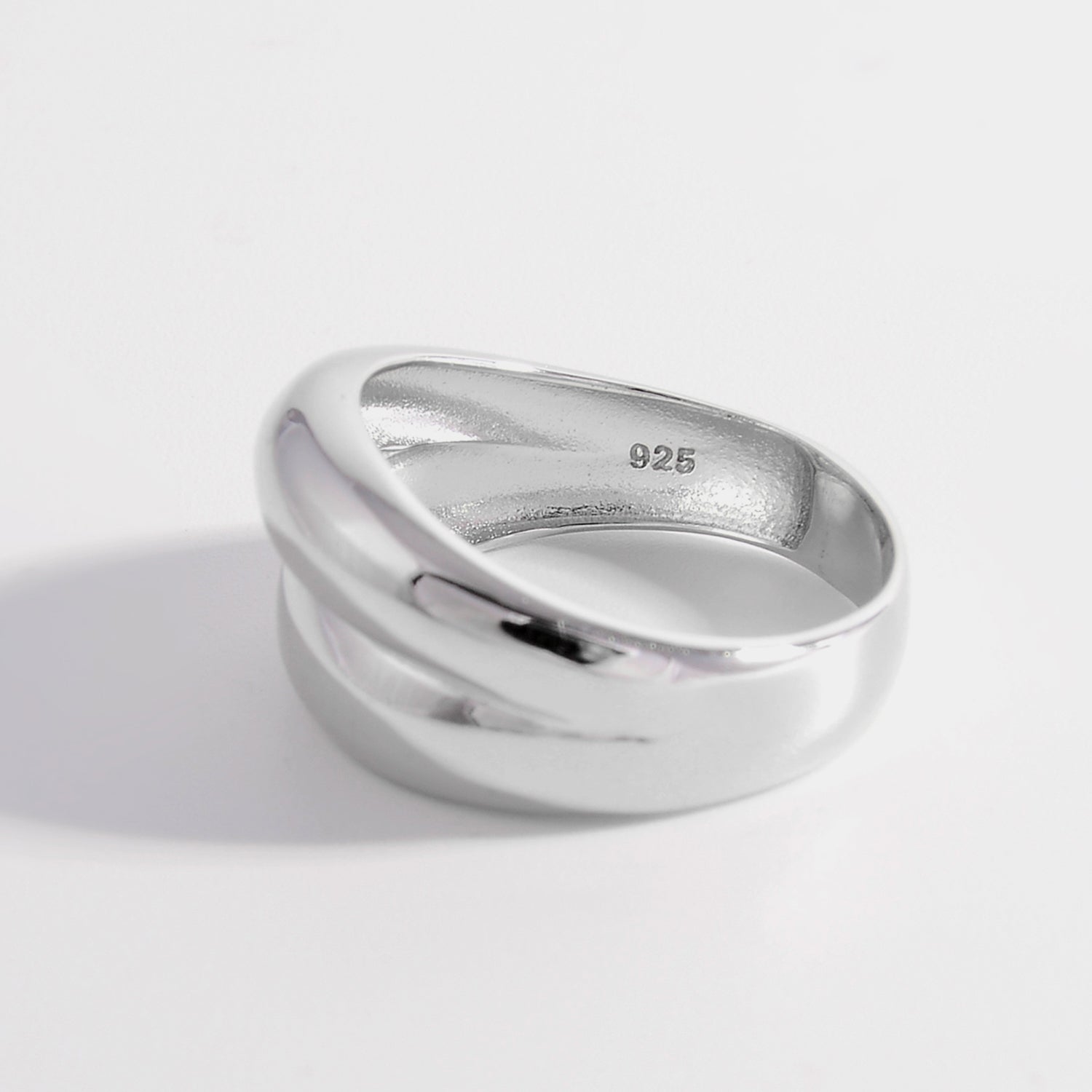 925 Sterling Silver Bulging Ring 