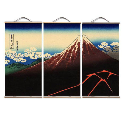 Scroll Painting Simple HAILANG Snow Mountain Finished Paintings