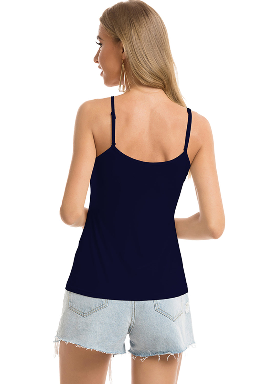 Scoop Neck Spaghetti Strap Cami 