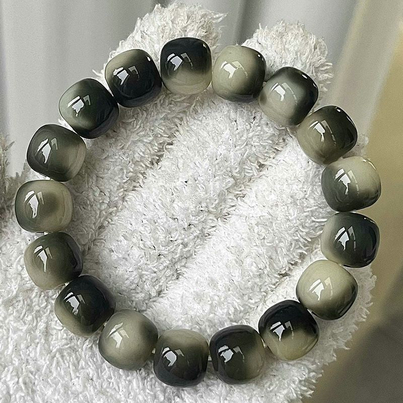 Natural Bodhi Root Buddha Beads Without Dyeing Bracelet