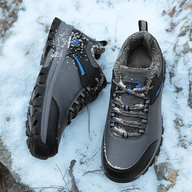 Men's Outdoor Hiking Shoes Cold And Warm Snow Boots 