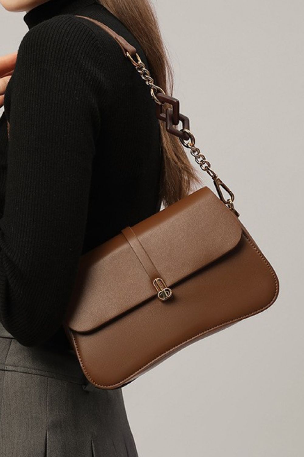 Adored PU Leather Shoulder Bag 