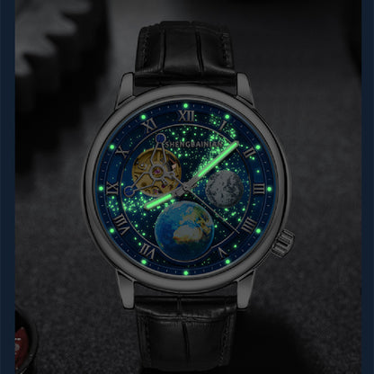 Mens Watch Luminous Earth Starry