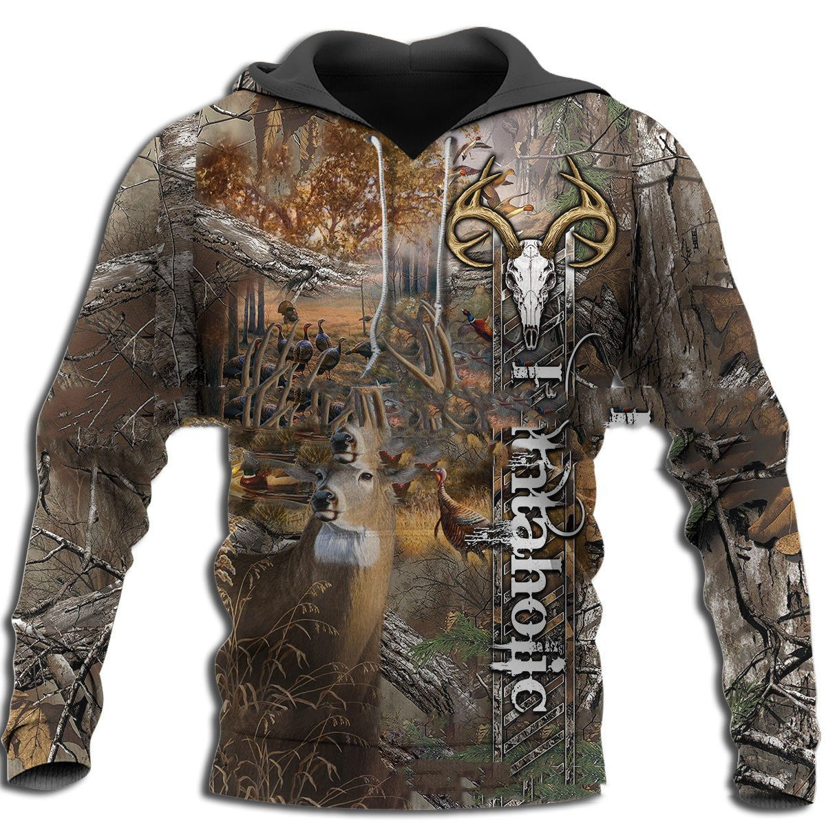 3d Deer Sheep Print Sweatshirt Hoodie Digital