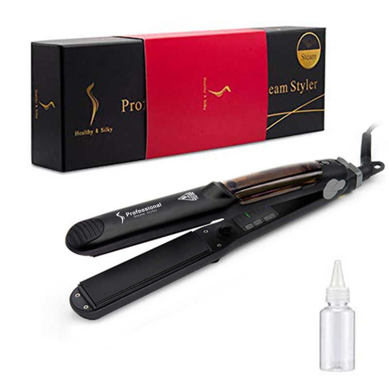 Steam Hair Straightener Spray Tourmaline Splint Does Not Hurt Hair Anion Hair Curler Hair Curler And Straightener Dual-use 