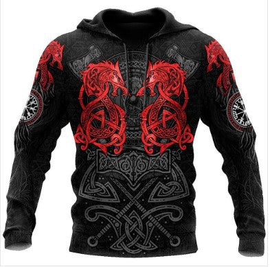 Digital Printing Sweater Men's Myth Series Sweater Pullover