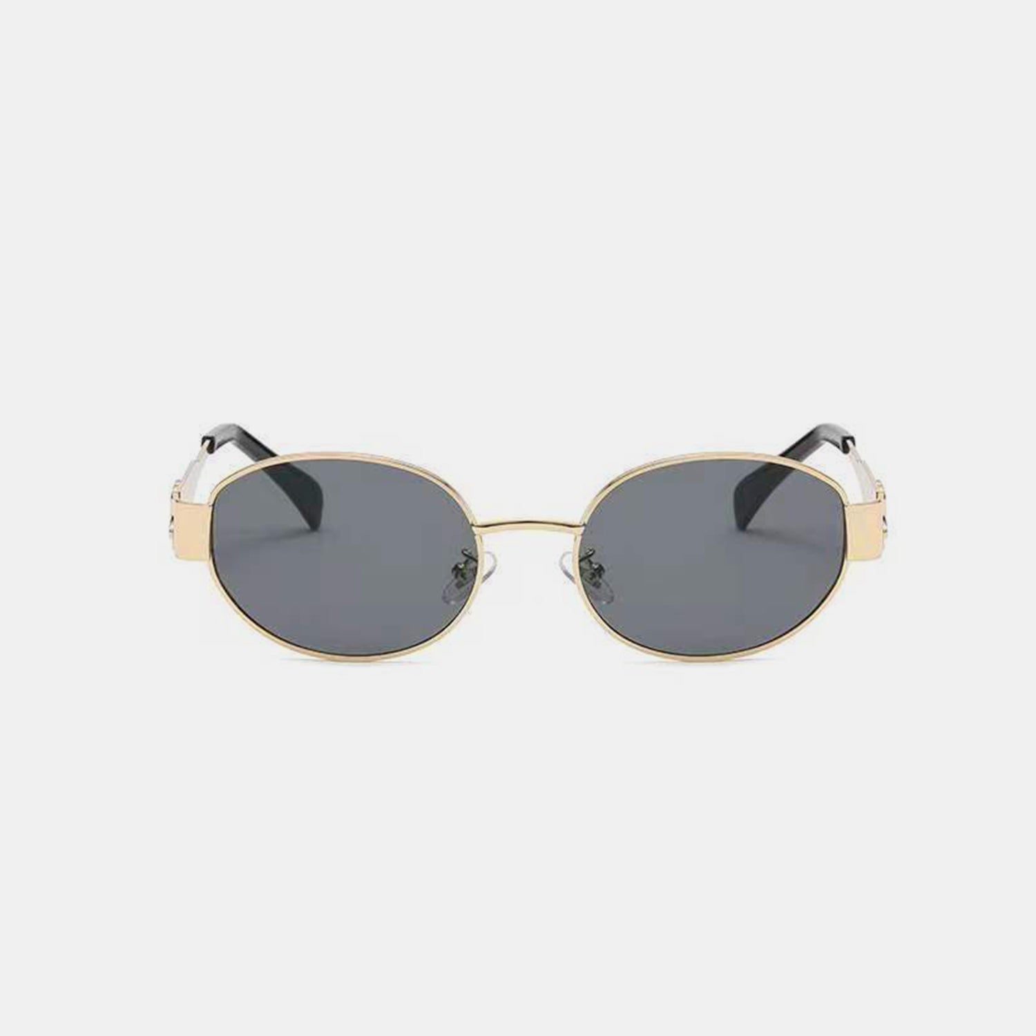 Metal Frame Oval Sunglasses - Babbazon New Products