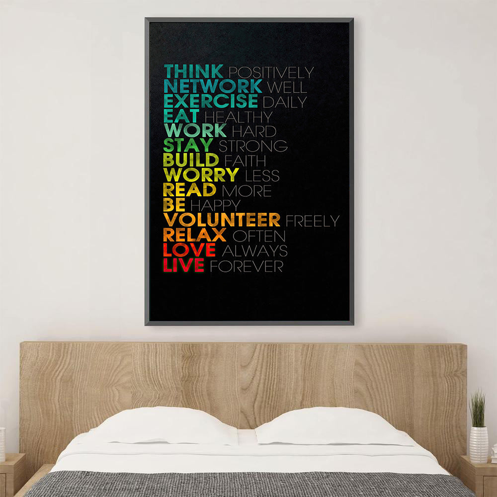 Famous Sayings And Inspirational English Wall Paintings