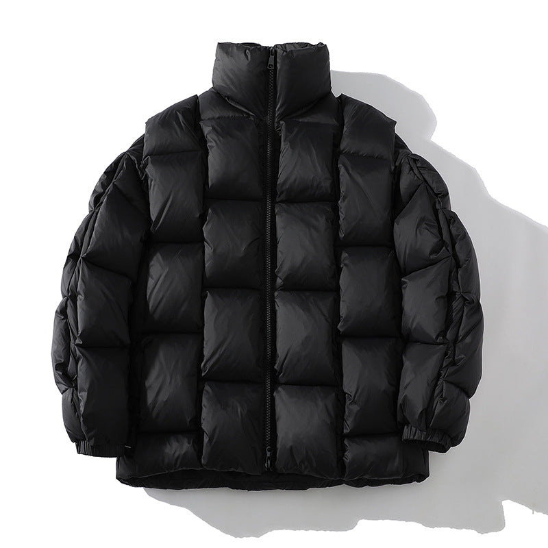 Men's Down Jacket Fashion Woven Style 