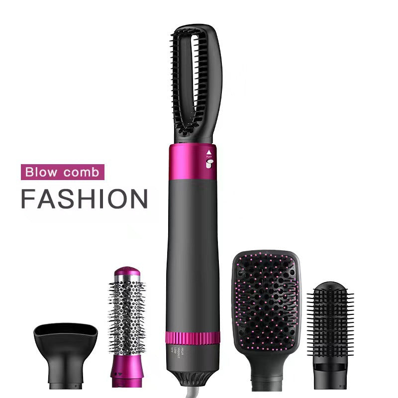 Professional 5 In 1 Hair Dryer Brush Dryer And Straightening Brush Electric Hair Styling Tool Automatic Hair Curler Beauty Supplies Gadgets 