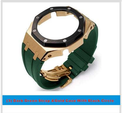 Tape Strap Metal Case Watch Accessories