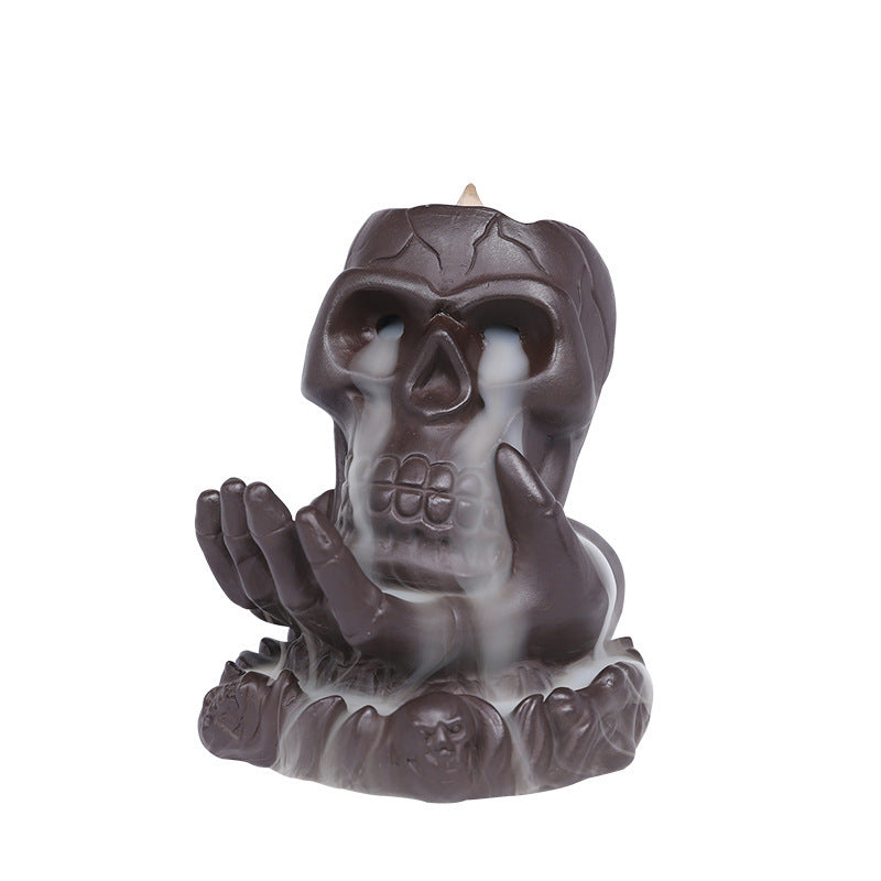 European Style Purple Sand Incense Burner Halloween