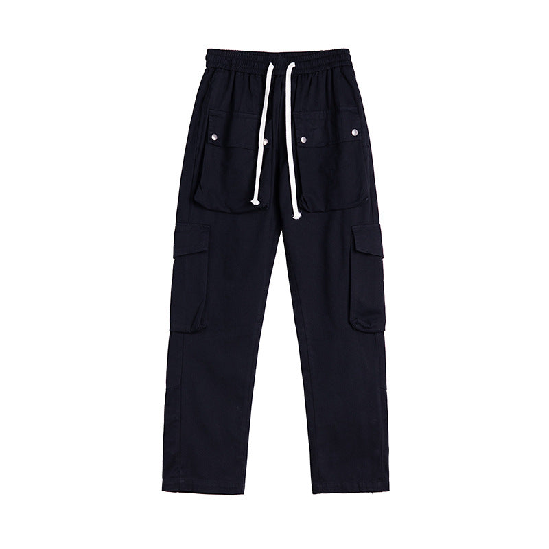 Vibe Wind Loose Straight Functional Overalls Trendy