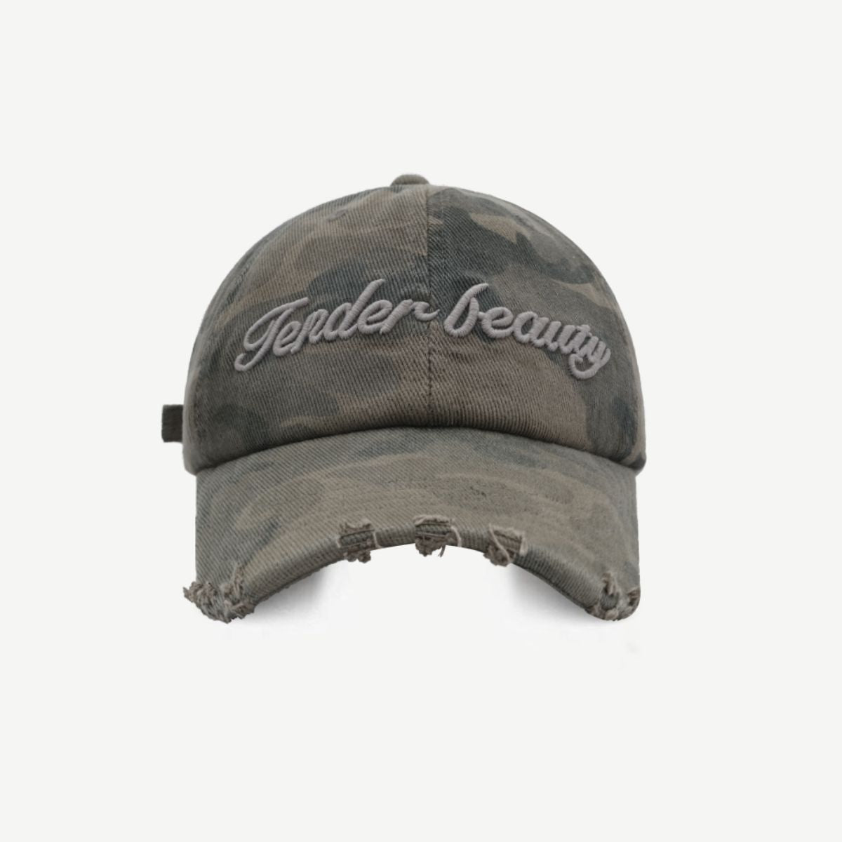 Letter Graphic Camouflage Cotton Hat - Babbazon New Products