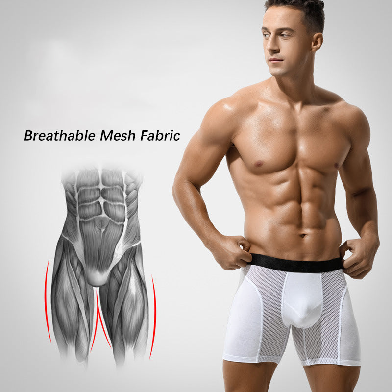 Breathable Male Youth Boxer Shorts 