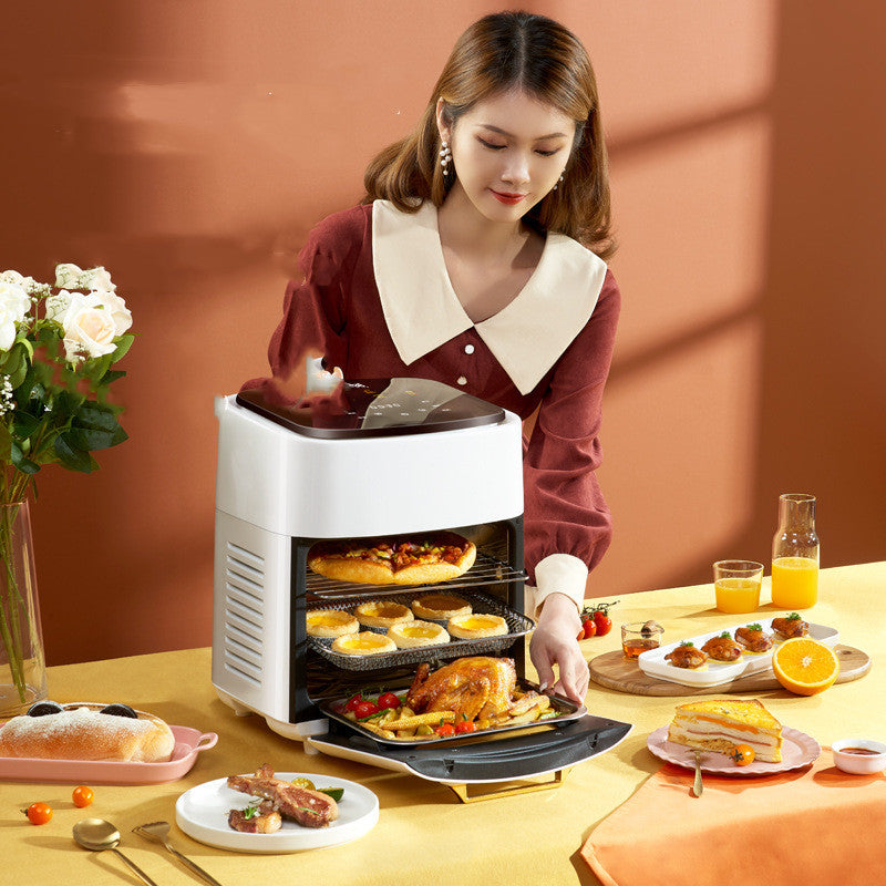 Fashion Personality Stainless Steel Air Fryer 