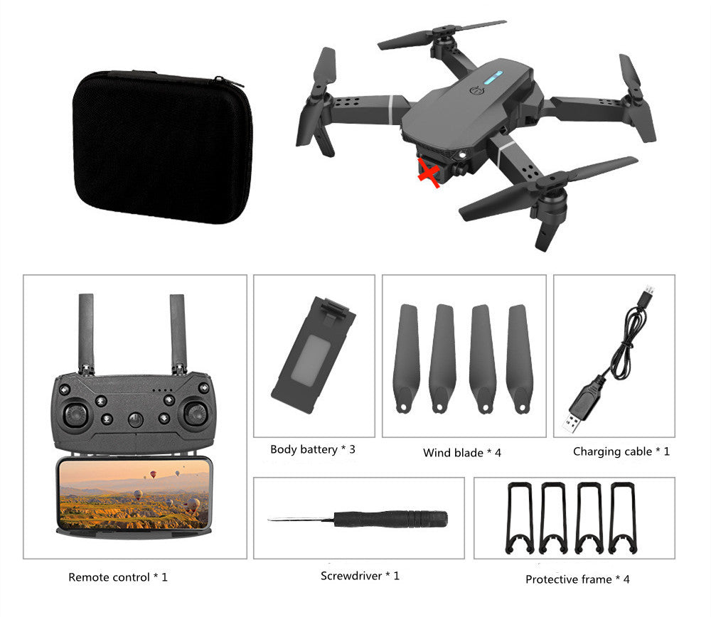 E88 Drone Photography Of High-definition Folding Four Axis - Babbazon 0