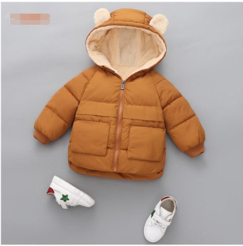 Fashion Children's Thick Hooded Winter Padded Jacket