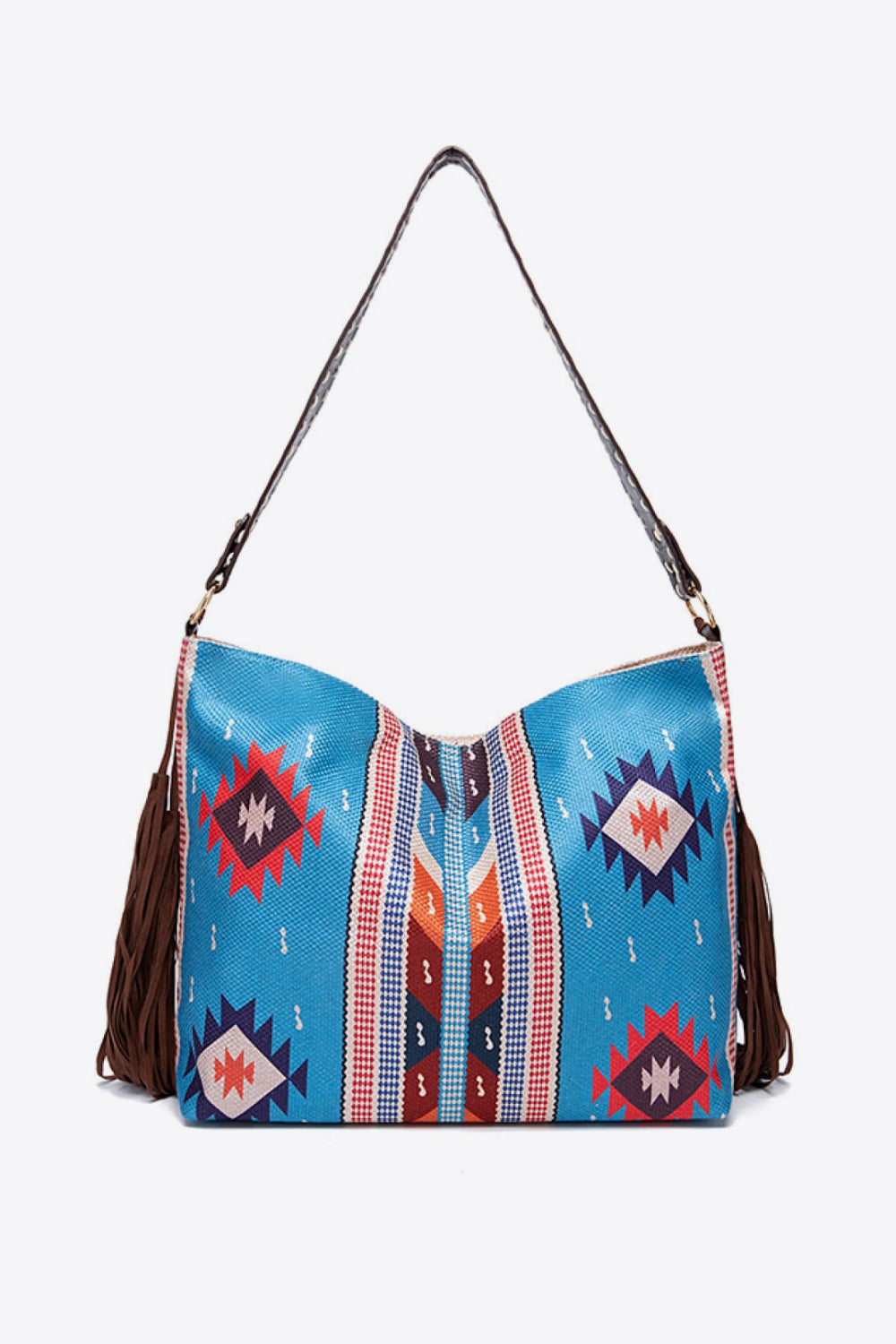 Geometric Canvas Tote Bag 