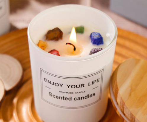 Natural Crystal Original Stone Incense Candle