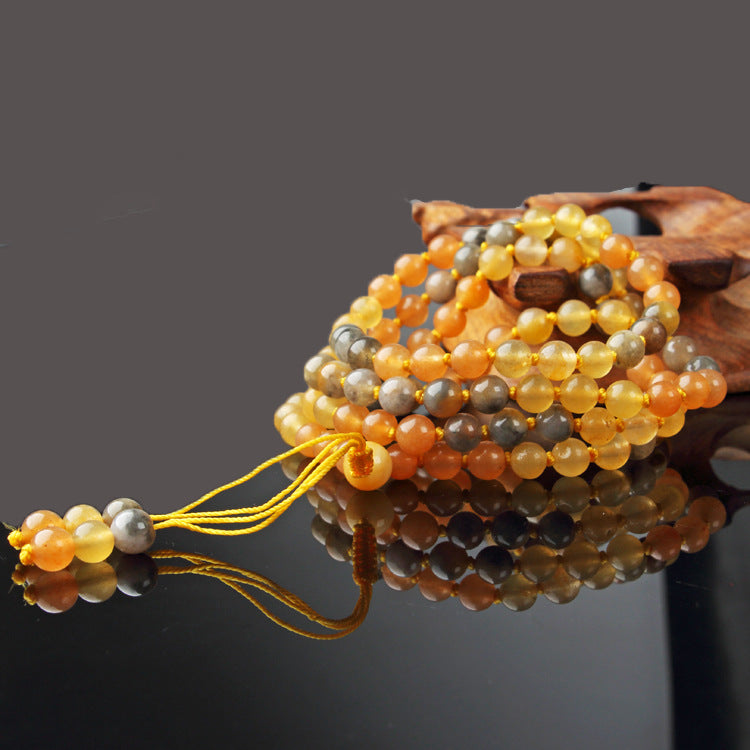 Women's Fashion According To Gold Jade Buddha Beads Bracelet