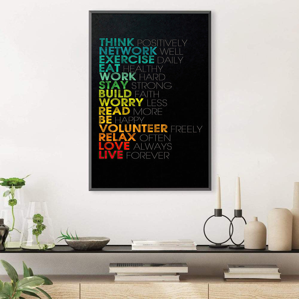 Famous Sayings And Inspirational English Wall Paintings