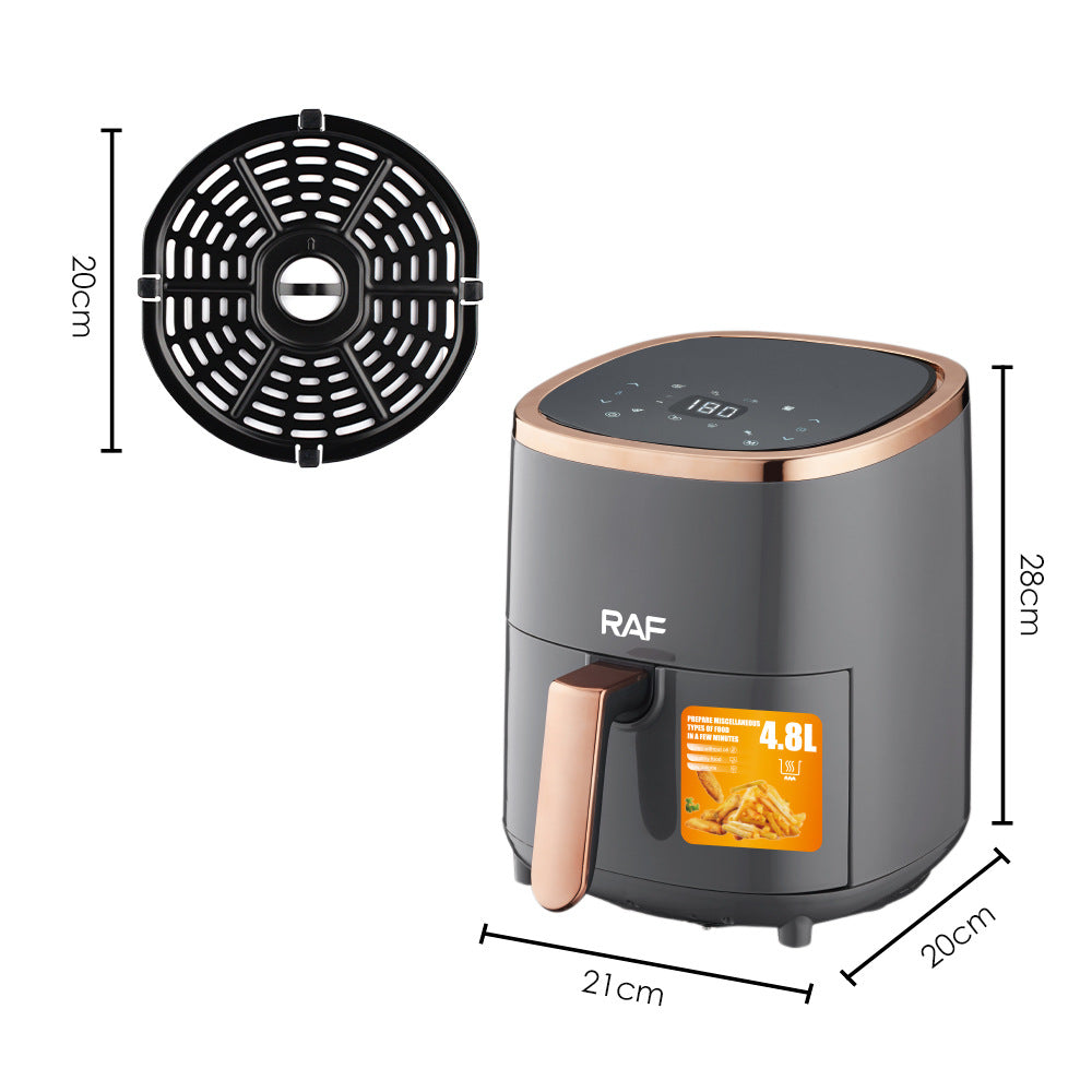 Large Capacity Smart Touch Screen Household Air Fryer 