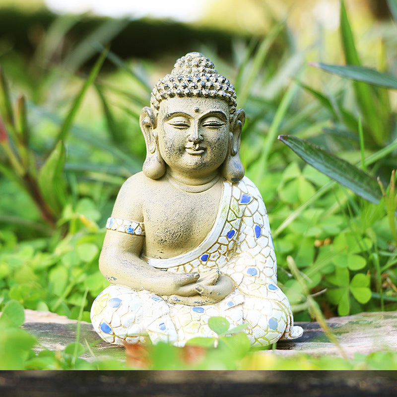 Fashionable Sleeping Buddha Decoration Garden Statue Crafts