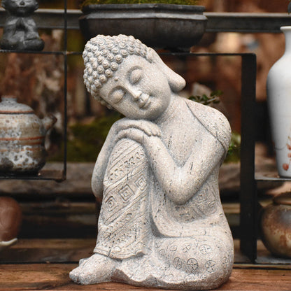 Zen Buddha Statue Living Room Entrance Tea Room Decoration