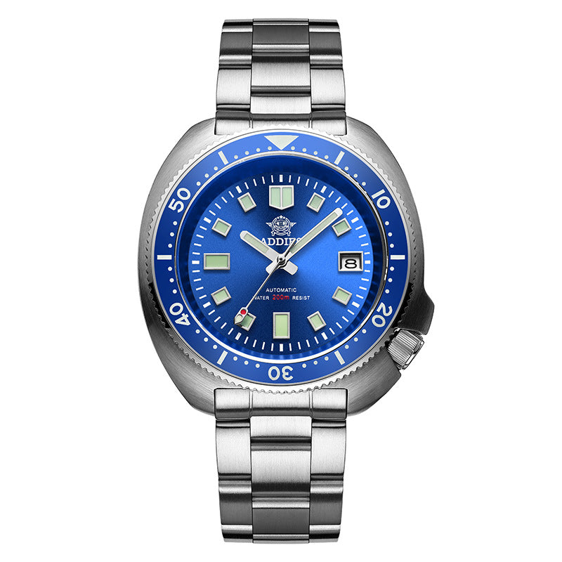 Diving Men's Classic Luminous Sapphire Steel Mechanical Watch