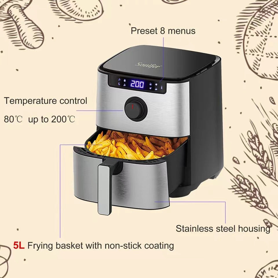 Household Touch Screen 50L Air Fryer 