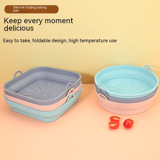 Oven Special Use Foldable Silicone Baking Tray 