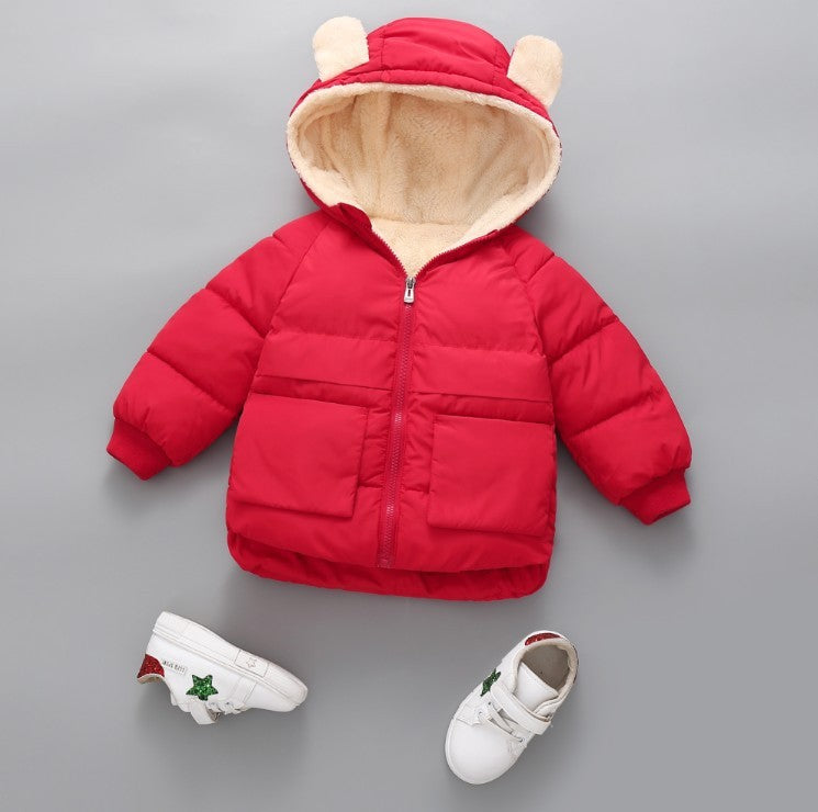 Fashion Children's Thick Hooded Winter Padded Jacket