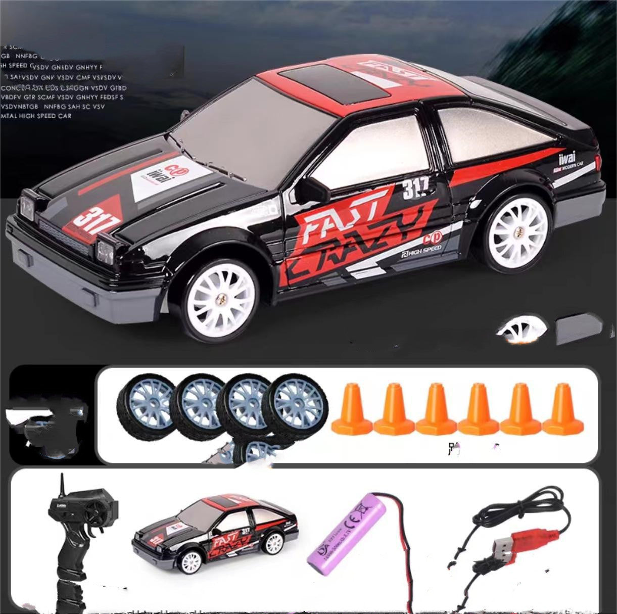 2.4G RC Drift Car: Remote Control GTR AE86 Toy 